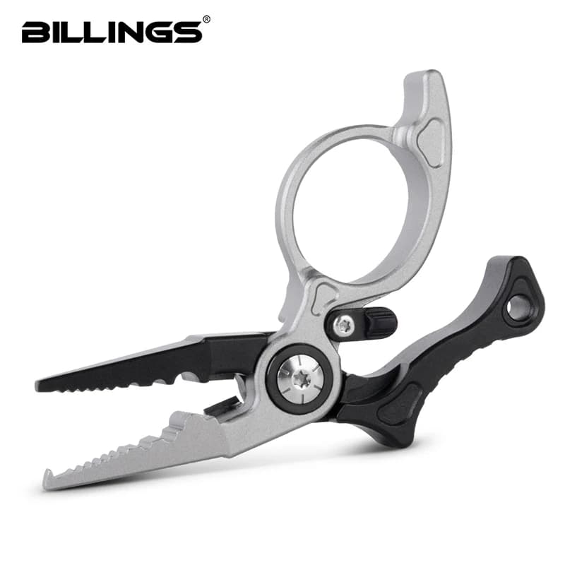 Aluminum Alloy Fishing Grips Mini fishing hook bait pliers and tool to remove braided lence Split ring pliers Fishing tool