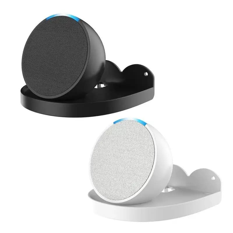 Supporto per montaggio a parete per altoparlante per Amazon Echo POP Stand Hanger Sound Box per interni con rack per la gestione dei cavi a vite