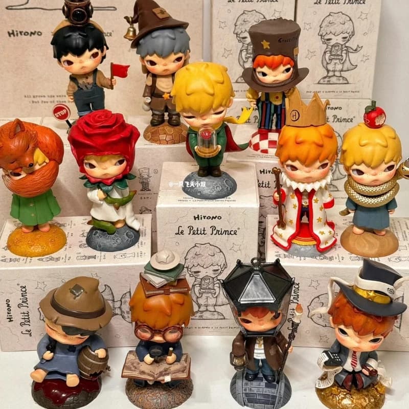 POP MART Hirono Le Petit Prince Series Blind Box Statuetta da Collezione Anime Ornamento da Scrivania per Appassionati di Anime e Collezionisti di Giocattoli