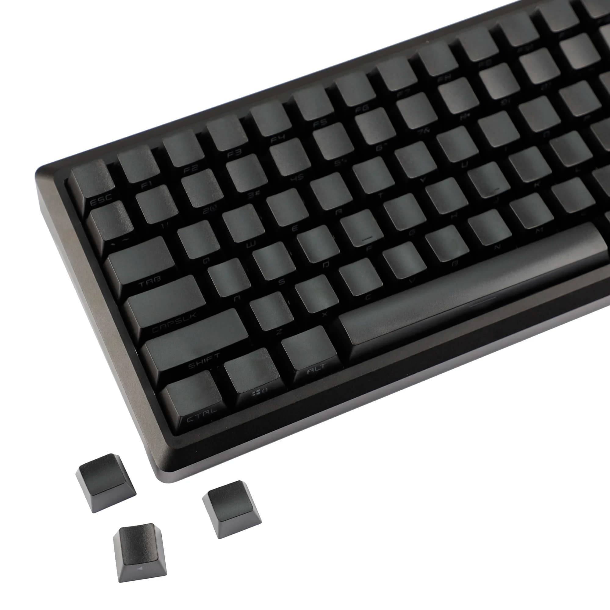 YMDK 140 PBT Black Double Shot Keyboards Retroilluminated with Cherry Profile for Mechanical Keyboards MX 108 104 96 87 84 68 61