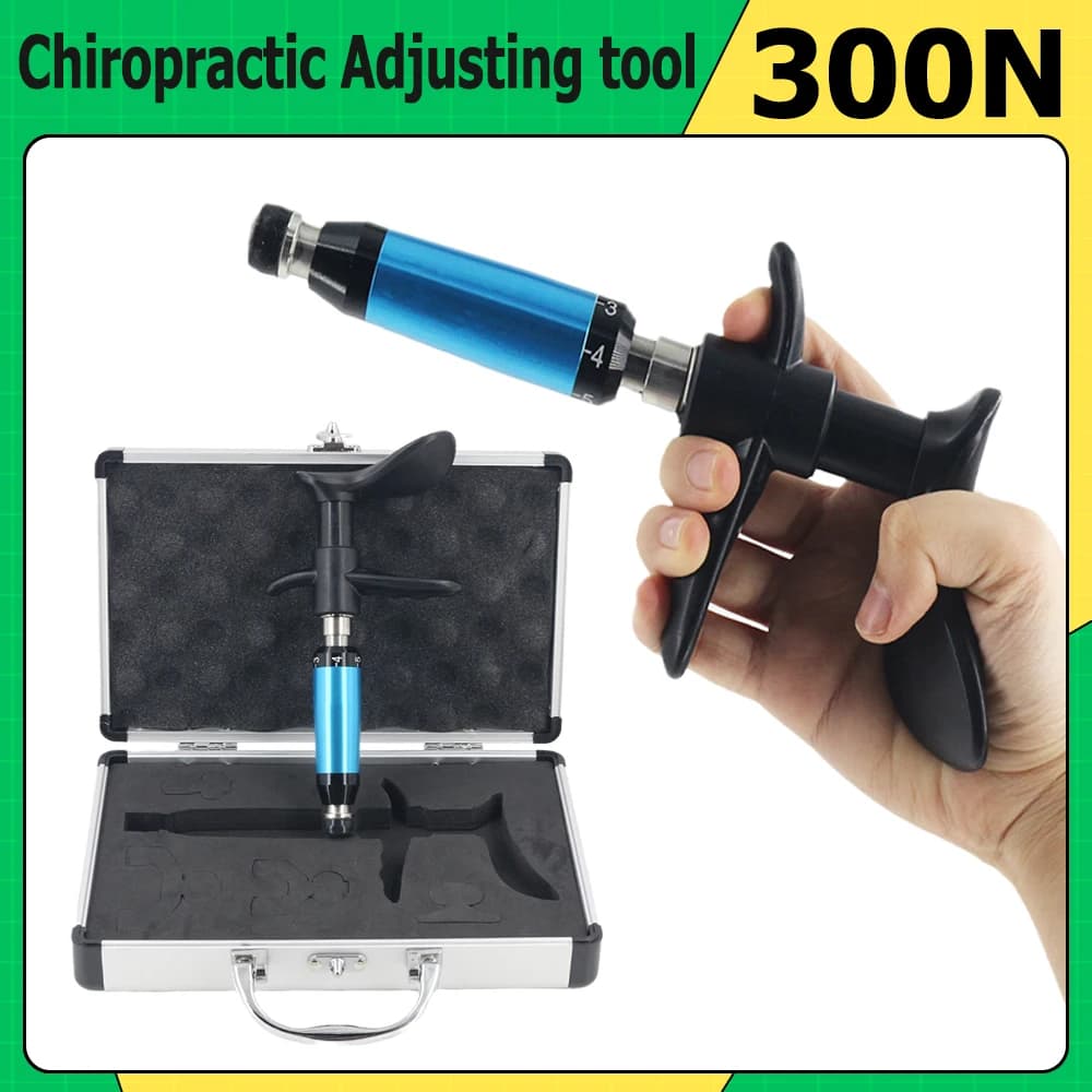 Chiropractic Adjusting Tool New 6Levels Back Massager Spine Adjust Corrector Therapy Impulse Bone Spinal Manual Massage Gun 2026