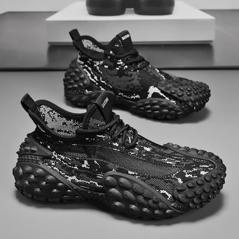 Gentle Skin Touch Unisex Breathable Mesh Shoes Soft Woven Mesh Fabric Comfort Wearing Daily Outdoor Leisure Running Sneakers