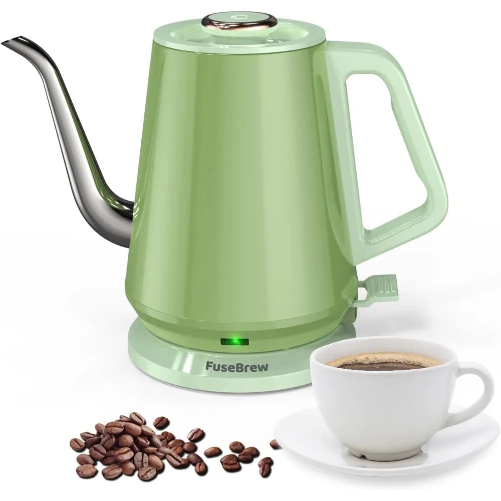 Electric kettle 0,8L 1200W, Rapid heating, Stainless steel, No BPA, Automatic shutdown, Ideal for Small kitchens and travel