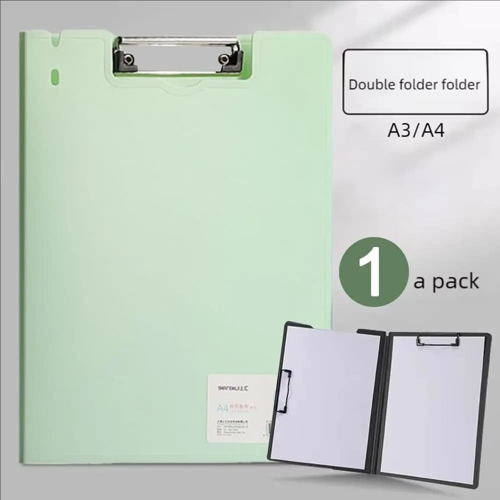 Cartella A4 Resistente e Capiente, Organizzatore Multifunzionale per Documenti con Clip, Porta Documenti
