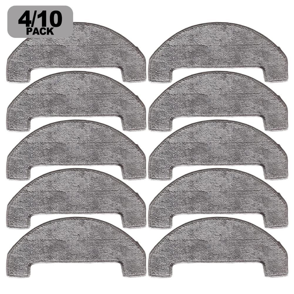 4/10 Packs For MONSGA MS1 MAX Robot Vacuum Mop Cloths Microfiber Replacement Pads Easy To Install
