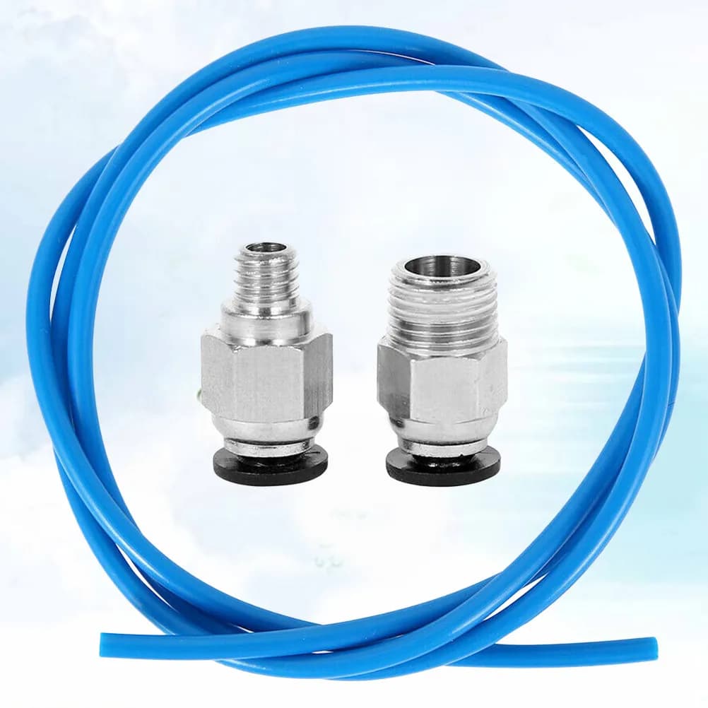 Set of 6 Tube Connectors Bowden PTFE, Professional 3D Printer Extruder Accessories, friction reduction, 280° High Temperature C