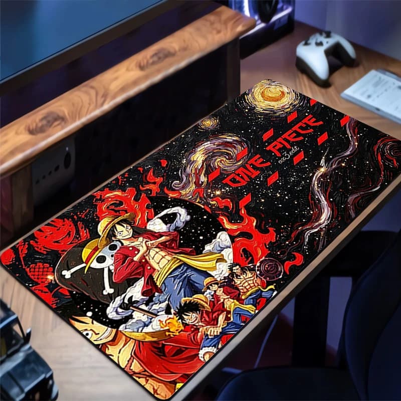 Mouse Pad One Piece Anime Durable Gamer Gaming Accessories Varmilo Keyboard PC Computer Desk Mat XXL Carpet Mousepad