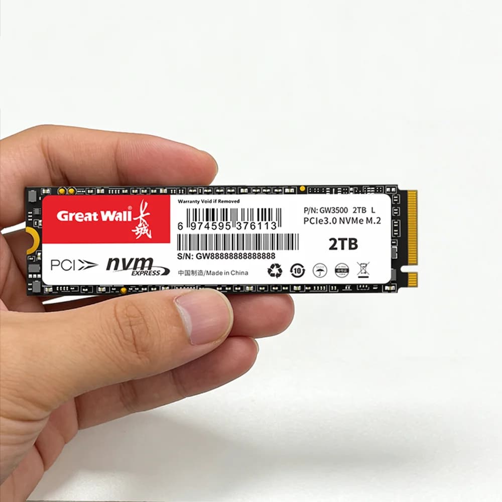 Great Wall SSD M2 NVME 512GB 256GB 1TB Ssd M.2 2280 PCIe 3.0 SSD Nmve M2 Hard Drive Disk Internal Solid State Drive for Laptop