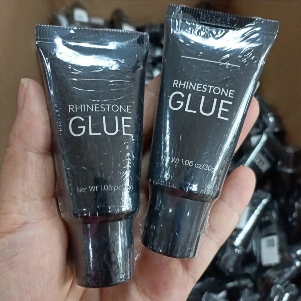 30g Colla per strass per unghie per ciondoli per unghie Colla gel super forte Unghie 3D Gel bling per la decorazione Gemme Nail Art Gioiello Diamanti