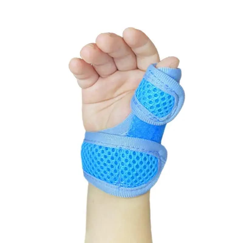 Tutore per pollice per bambini per bambini Supporto per stecca per pollice leggero Stecca per pollice regolabile per polso a mano per alleviare il dolore Distorsioni Ceppi