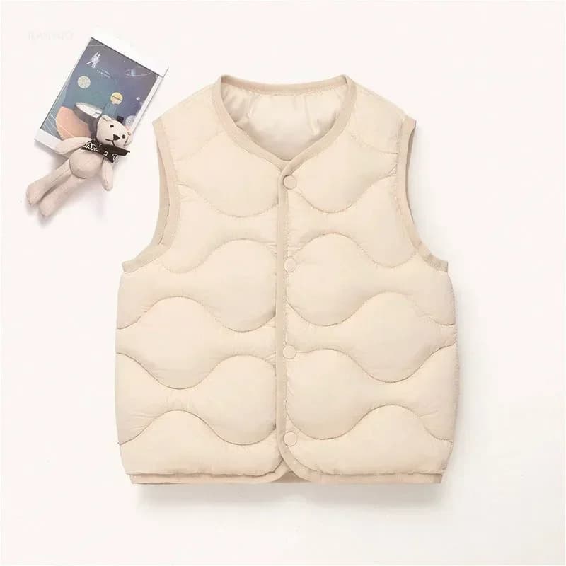 2025 Abbigliamento invernale da esterno per bambini Gilet e gilet Inverno Bambini Ragazzo Ragazza Vestiti Capispalla Giubbotto di salvataggio infantile Gilet
