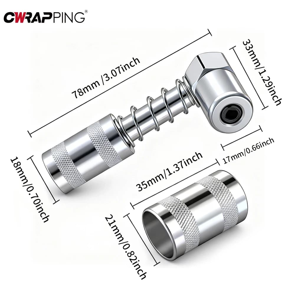 Assembly tool for grease with coupler from 90 degrees for car workshop equipment Fat nozzle with handle Professional manual tools Stripper