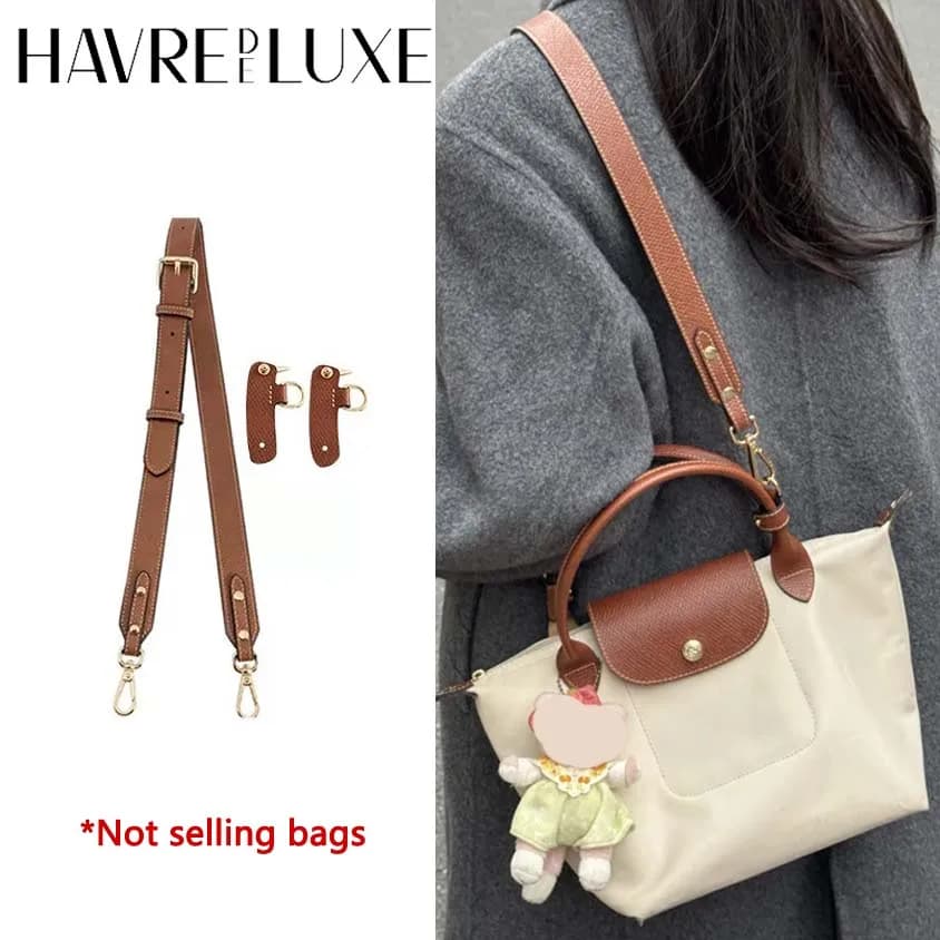 Tracolla in pelle per borsa Longchamp S, accessorio durevole per la modifica della borsa regalo senza foratura, accessori per borse