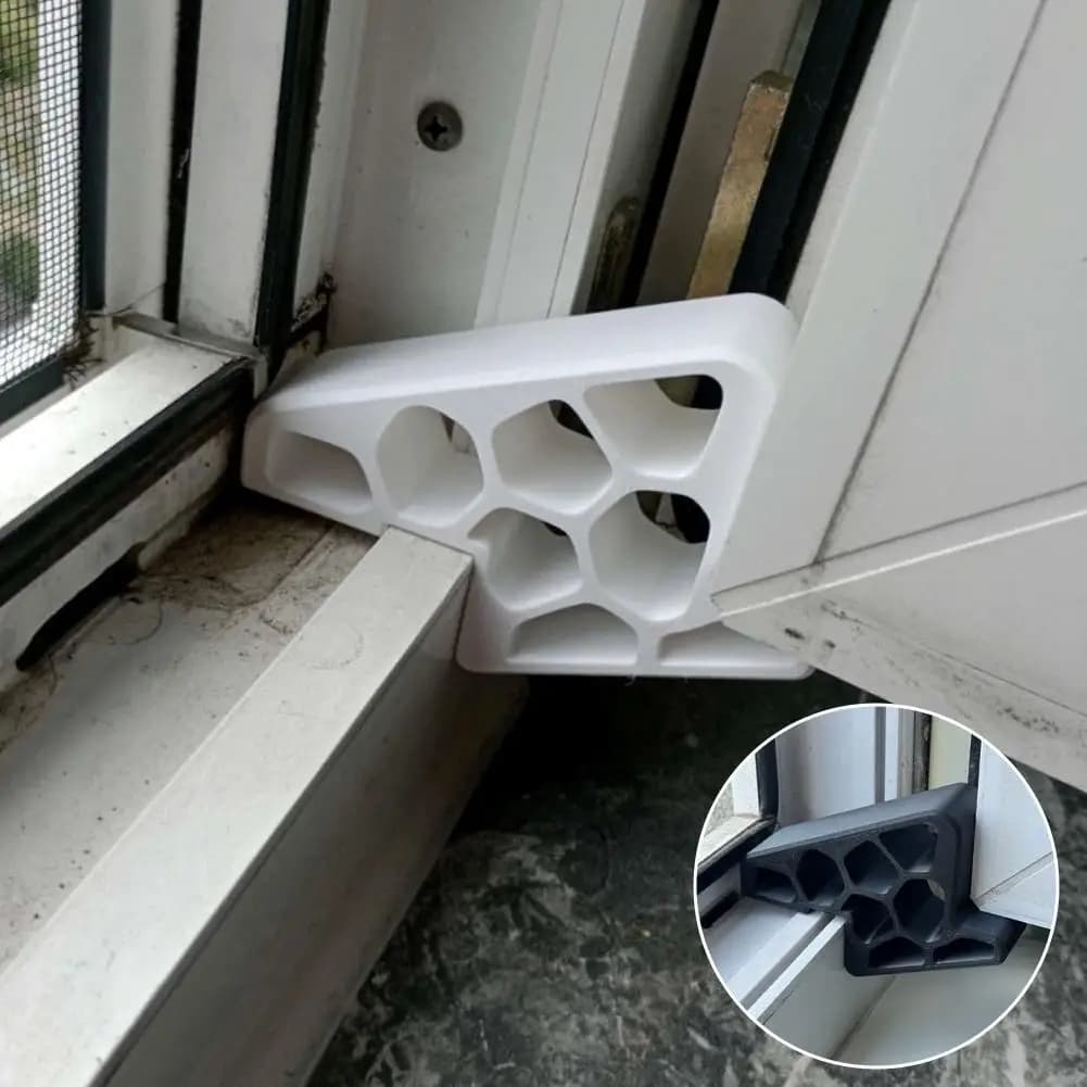 Heavy Duty Door Stopper for Balcony Sliding Window/Door Anti-Collision Limiter for Home Office Bathroom Kitchen