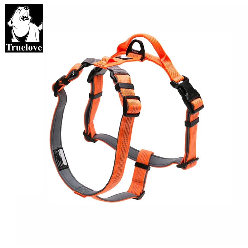 Truelove Pettyrene Adjustable Reflective Nylon Animals with Collar Light neoprene padded LED Grid Hiking Race TLH6171 Dropshipping
