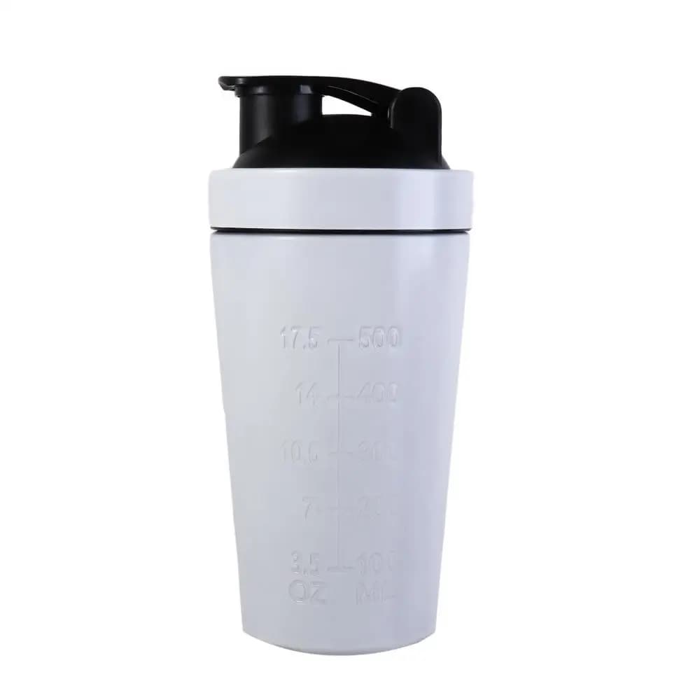 304 Stainless Steel Whey Shakes Cup 500ml/750ml with Scale Fitness Protein Powder Cup Temperature High Resistant Large Capacity