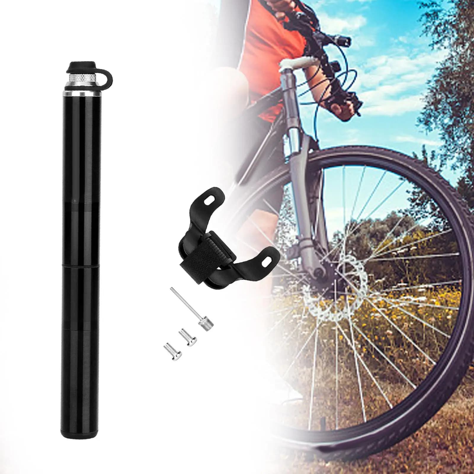 Accessori per pompe per pneumatici per bici Pompa ad aria per bici 160PSI per calcio da mountain bike