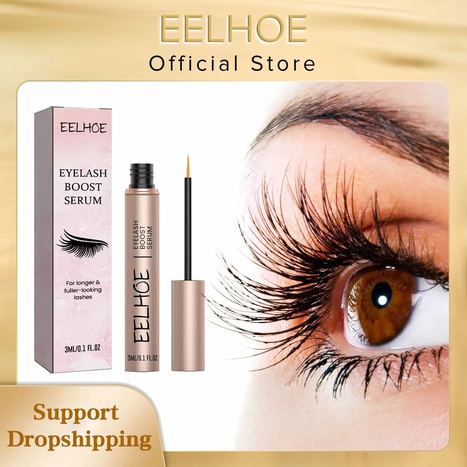 Eyelash Booster Serum Hair Addensor Strengthening Eyelash Mascara Extension 7 days Serum for Eyelash Growth 3ml