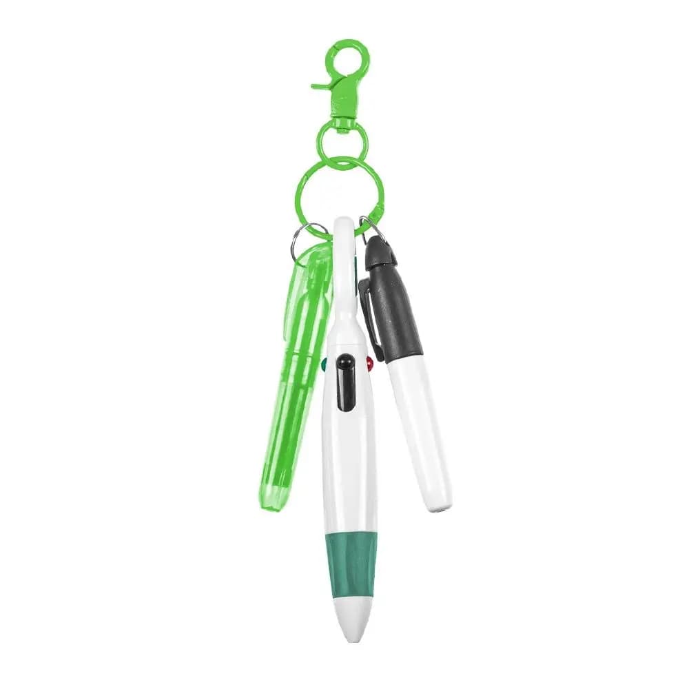 Zaino portatile per penna da infermiera con cordino, portachiavi, scrittura liscia, set di badge da infermiera, pennarello staccabile