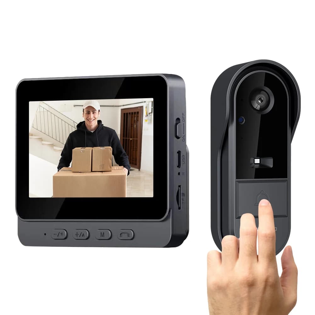 WiFi 2.4G Camera for door Light for eyes Night vision IR Camera for home security door for apartment Home Office