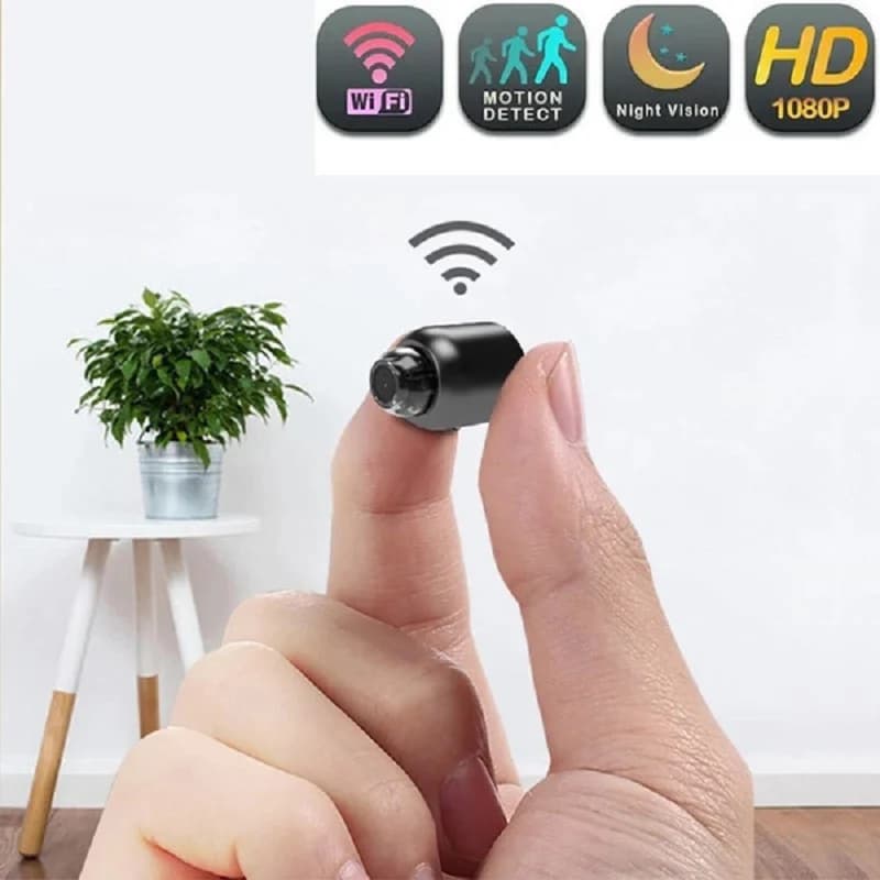 Mini telecamera HD da 2 MP Wireless WiFi Baby Monitor Sicurezza interna Sorveglianza di sicurezza Videocamera per visione notturna Registratore audio video