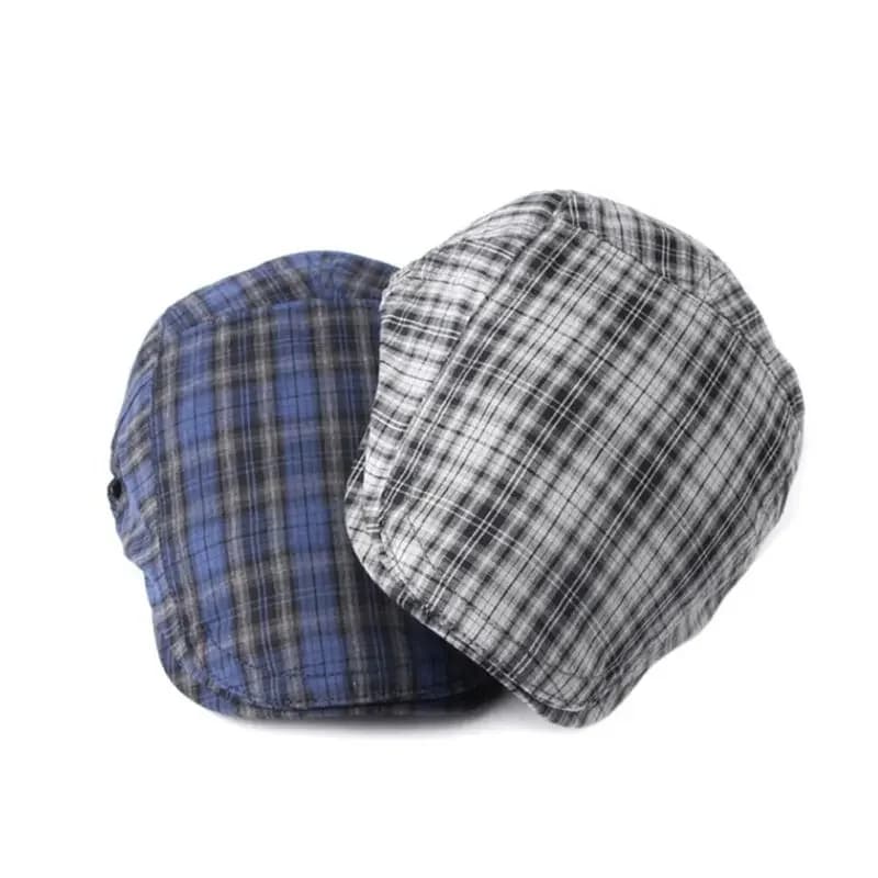 Spring and Summer Cotton Print Newsboy Caps Flat Cap Men and Women Painter Beret Hats 115