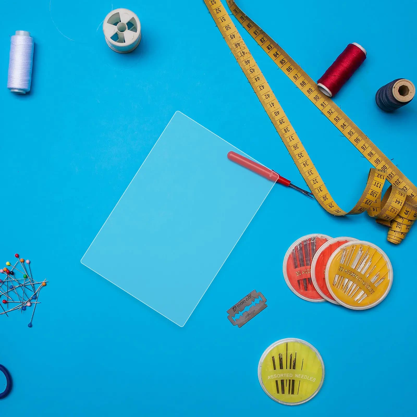 Tappetino da Taglio Extra Spesso Trasparente per Macchine da Fustellatura, Tavola per Goffratura Riutilizzabile, Ottimo per Artigianato, Cucito e Scrapbooking
