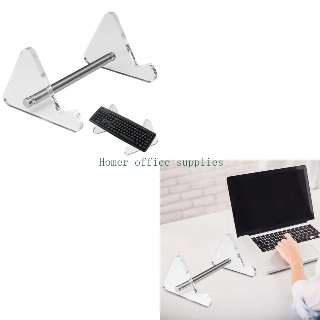 K43B Supporto per tastiera display a 3 livelli da 1 pezzo Supporto in acrilico trasparente per tastiera gioco