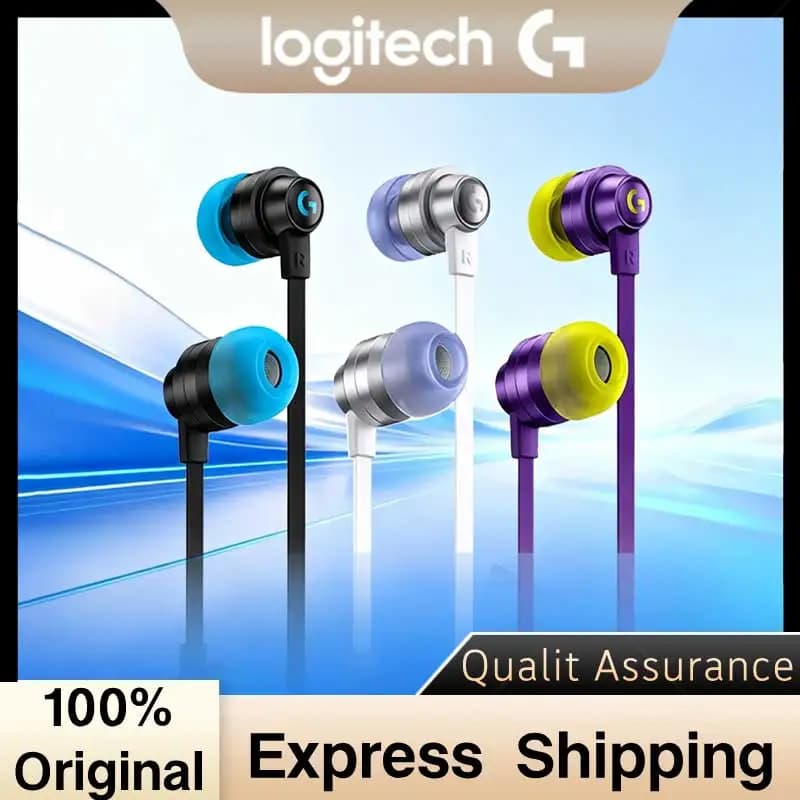 NUOVO Cuffie Gaming Logitech G333 con Microfono, In-Ear, Cablate, Tipo C per Gaming su Laptop, LOL