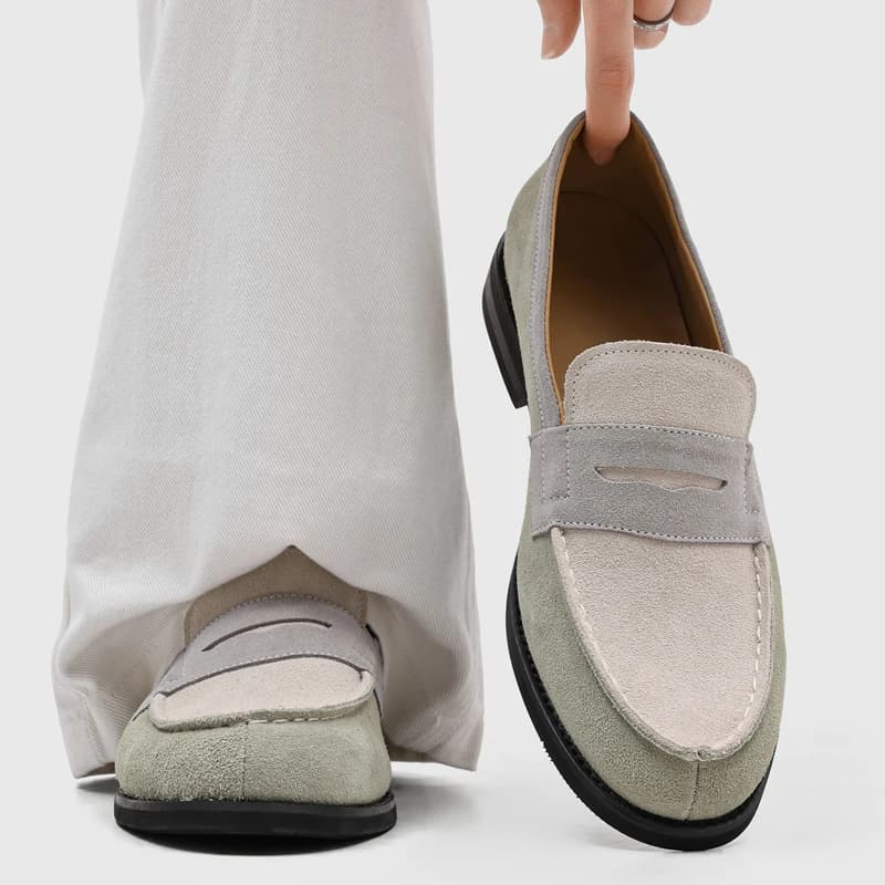 DIMANYU Mocassini in Vera Pelle da Uomo 2026 Nuova Collezione Primavera Scarpe Basse Slip-on Stile Britannico Comode per Uomo
