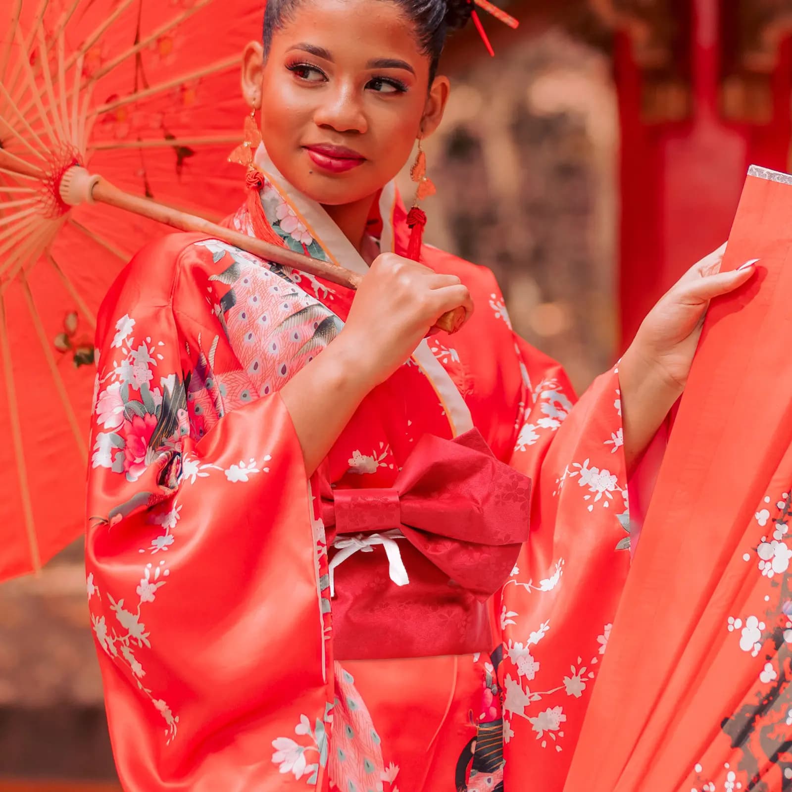 1 Pezzo Cintura Yukata Stile Giapponese, Fascia Tradizionale per Kimono con Chiusura a Corda Abbinata per Donna, Accappatoio, Outfit da Festa