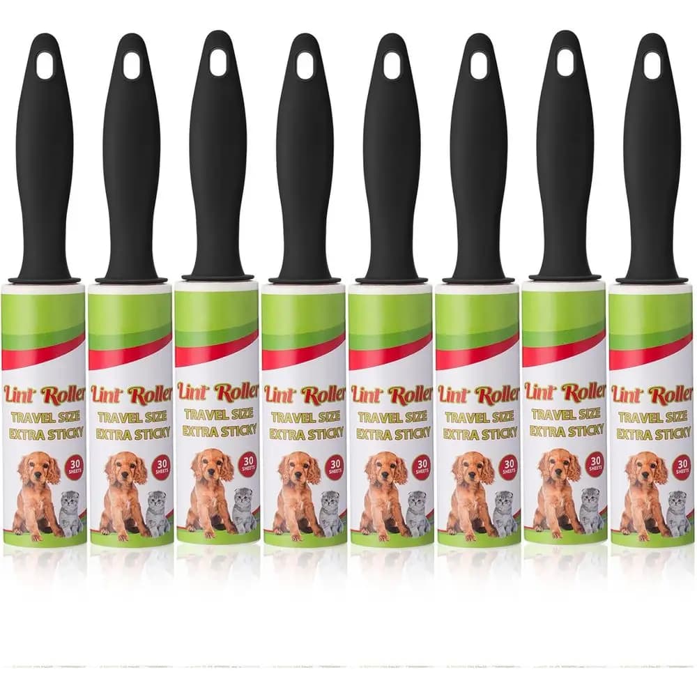 Set Compatto di Rulli Levapelucchi Portatili per Peli di Animali e Vestiti, Ideale per Viaggi e Pulizie Rapide