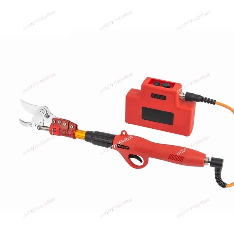 High-street shears with lithium battery extended shears, electric shears for thick branches for fruit trees from 4 cm
