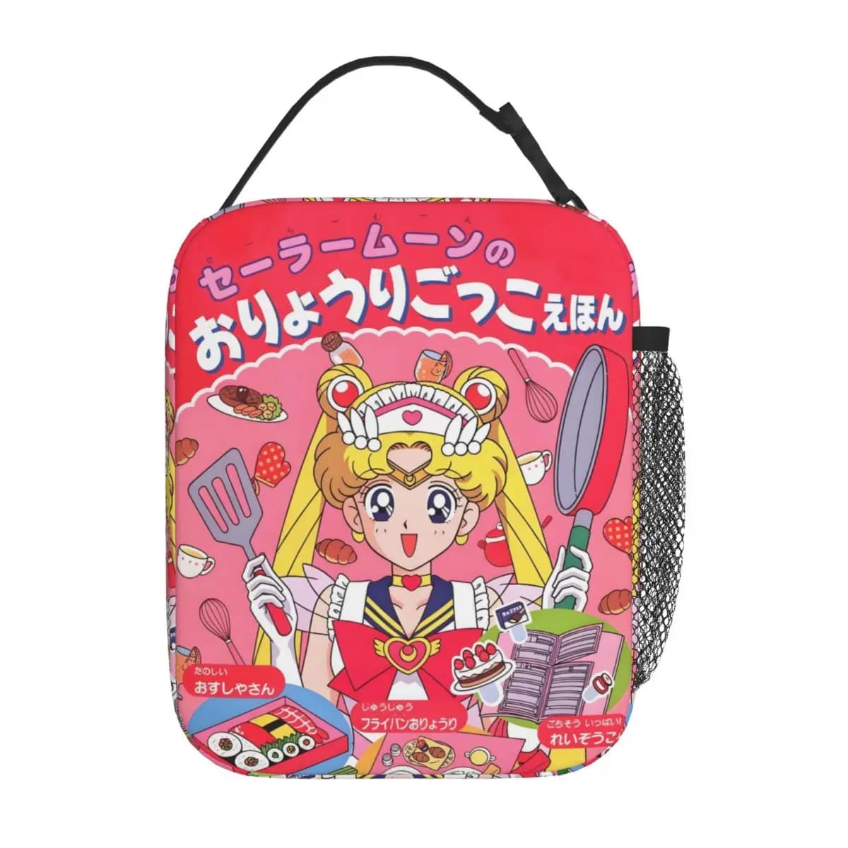 Custom Comic S-Sailors M-Moons Insulated Lunch Bag for School Office Japan Tsukino Portable Thermal Cooler Lunch Box