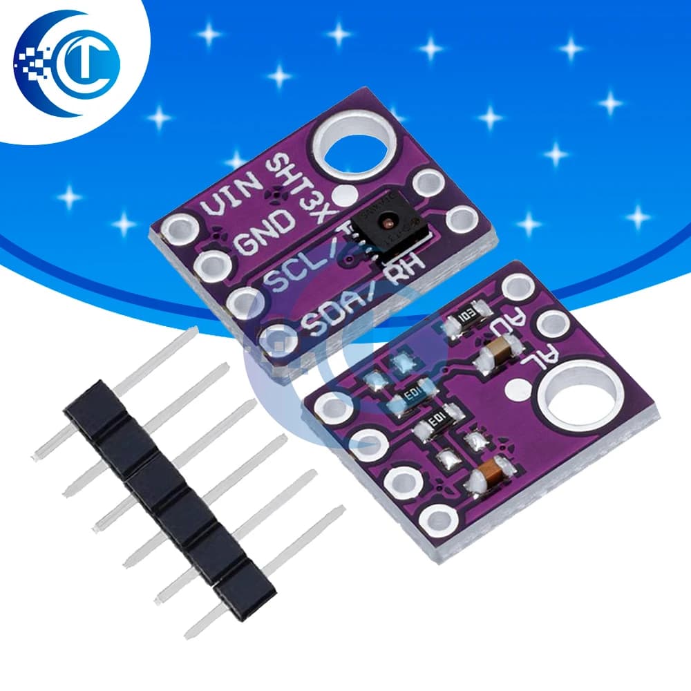 SHT31 SHT30 module compatible with Arduino – Temperature and humidity breakout sensor (1~20 pieces) (ready for weather monitoring)