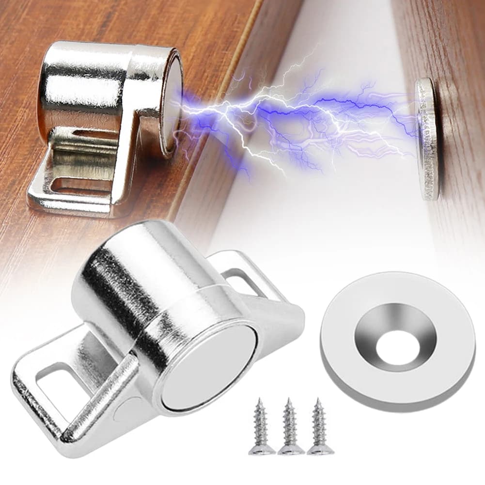 Chiusura magnetica per porta dell'armadio Fermaporta per mobili Forte chiusura magnetica in lega di zinco Ultra Home Door Cabinet Cupboard Closer
