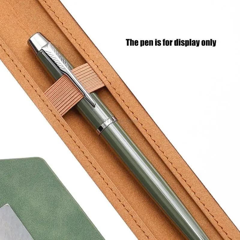 Leather Portfolios Folder Business Folder Clipboard Writing Case for Document