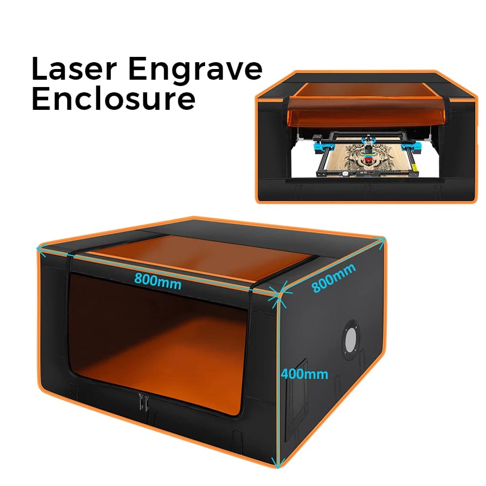 Twotrees camera case with laser engraving eye protection Vent Protective cover for XTOOL D1 Ortur ATOMSTACK A5 sculpsfun s9 TTS-55