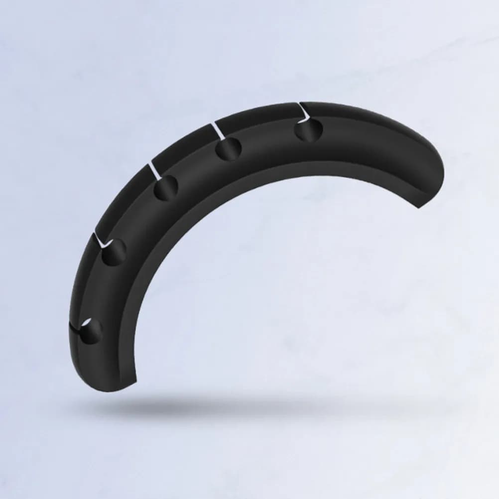 Organizzatore Flessibile in Silicone per Cavi di Ricarica, Clip per Cavi USB, Strumento di Gestione Cavi per Casa e Ufficio