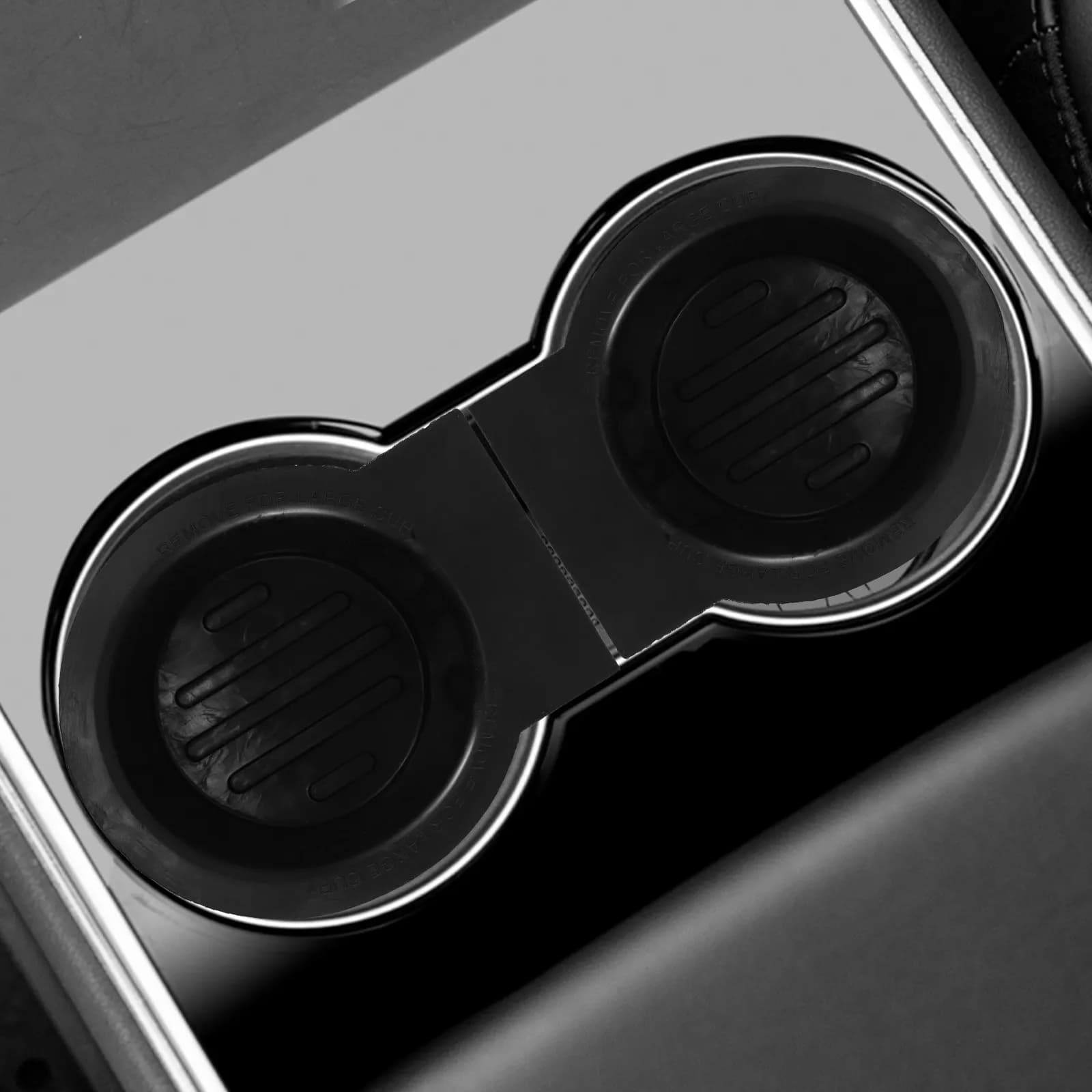 Inserto Portabicchieri per Console Centrale, Design Elegante e Resistente, Organizer per Sedile Anteriore, Inserto Portabicchieri per Console Auto