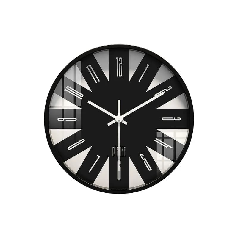 Household clock wall watch, living room simple clock, modern wall-mounted quartz clock