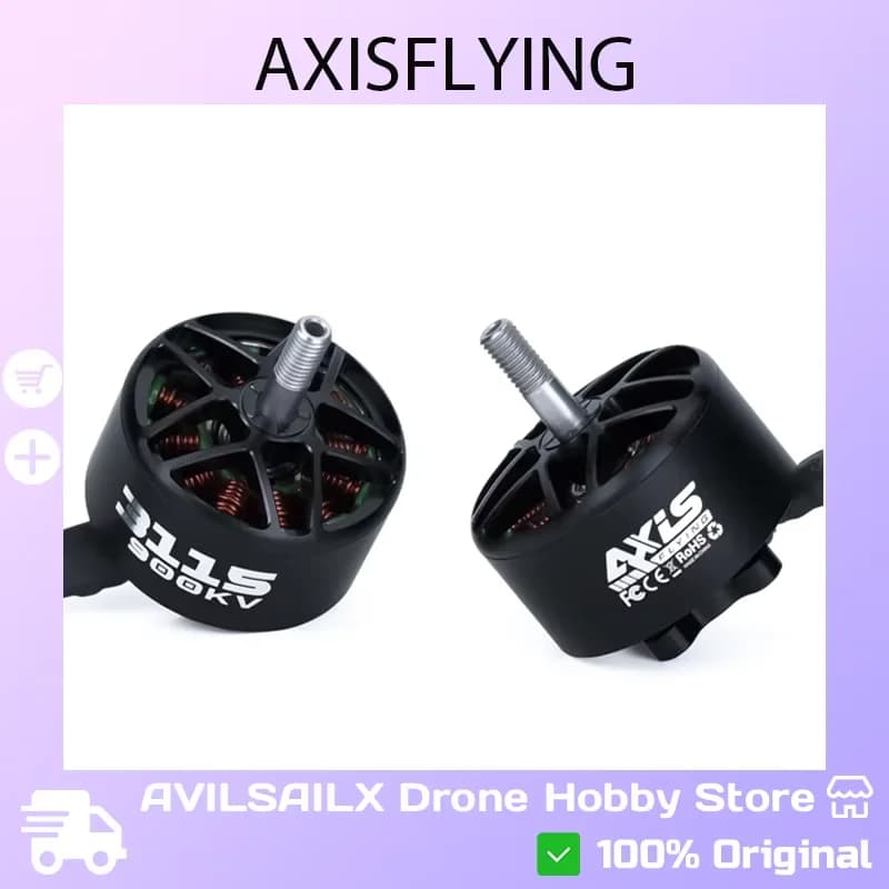 Motore brushless AxisFlying AZ3115 900KV 3-6S compatibile per drone FPV a lungo raggio