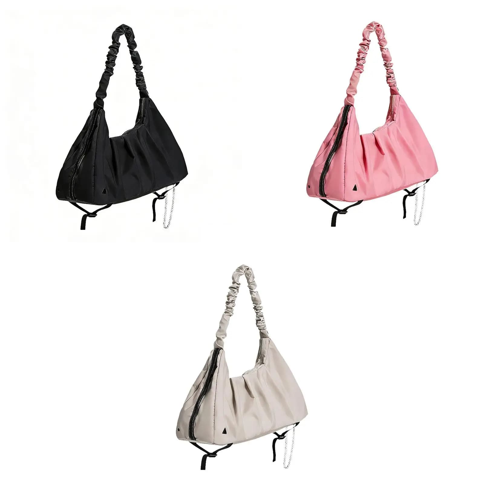Borsa da Palestra per Donna con Scomparto per Scarpe, Borsa a Tracolla Versatile e Leggera, Borsa da Viaggio per Yoga e Danza