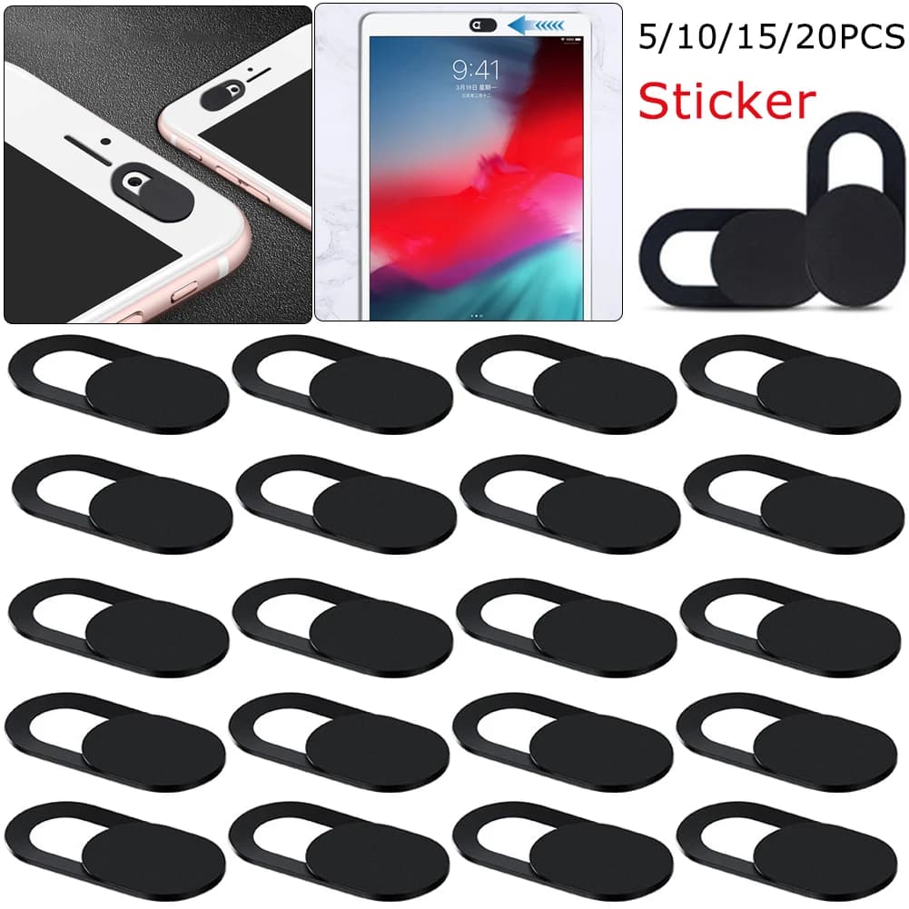 5-20PCS Webcam Cover Tablet Laptop Camera Covers Slider Privacy Protective Cover for iPad PC Macbook Tablet Lens Camera Sticker