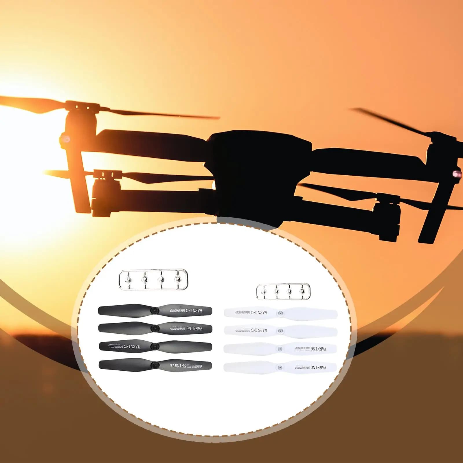 Eliche di ricambio durevoli per quadricottero, kit drone leggero per X52 X6 ZD5 ZD