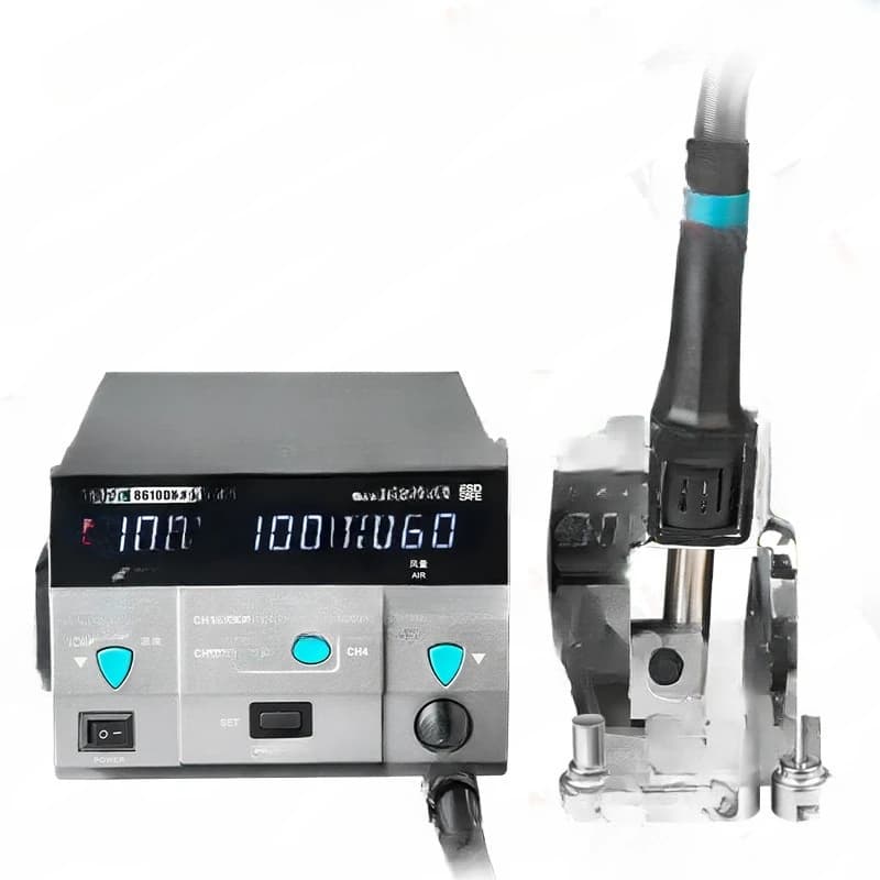 Digital display heat gun dismantling, maintenance 4 seconds heating up, temperature memory