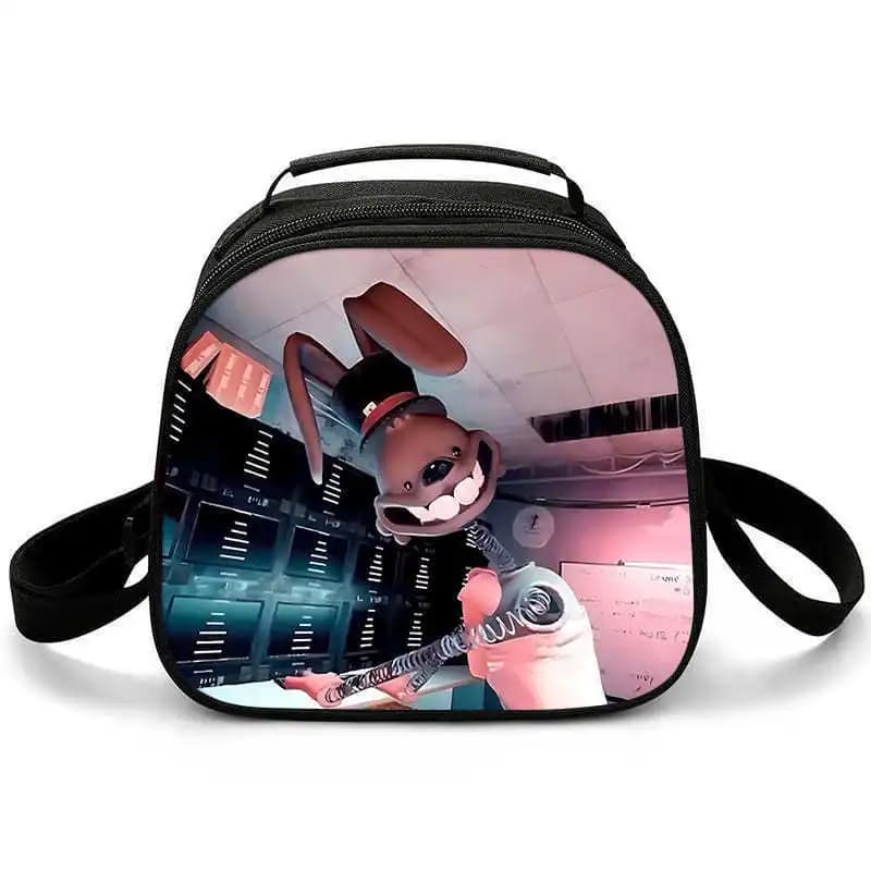 Borsa termica creativa a tracolla Finding Frankie a semicerchio, stampata in 3D, per il pranzo, con isolamento termico, borsa frigo portatile