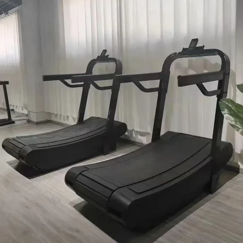 Gym Fitness Digital Display Screen Mechanic Running Machine Non-Powered Treadmill Semoving Nylon Belt for Sports