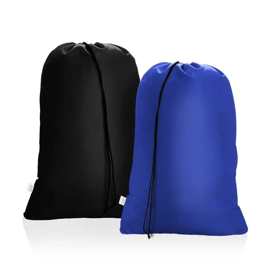 Confezione da 2 Sacchi per Bucato 28x45 pollici, Cesto Portabiancheria con Coulisse, Sacca XXL Grande per Vestiti Sporchi, Borsa da Viaggio Lavabile in Lavatrice