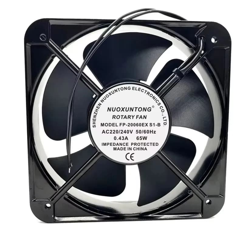 Nuovo 200 * 200 * 60MM 20CM 110/220V/380V Ventola di raffreddamento assiale per armadio elettrico FP-20060EX-S1-B